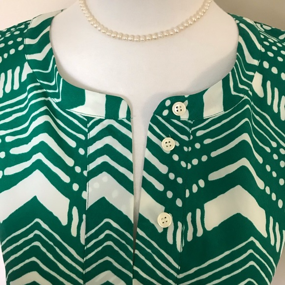 J Crew Herringbone Blouse - Picture 2 of 6